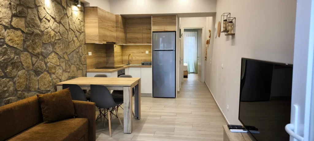 Marilia & Myronas Lemnos Apartments, πετρόχτιστο διαμέρισμα για οικογένειες